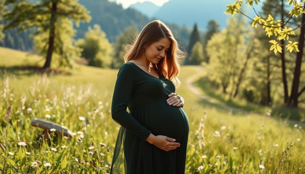 plener na sesję ciążową